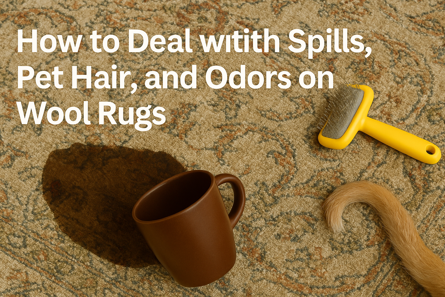 How to Deal with Spills, Pet Hair, and Odors on Wool Rugs ?