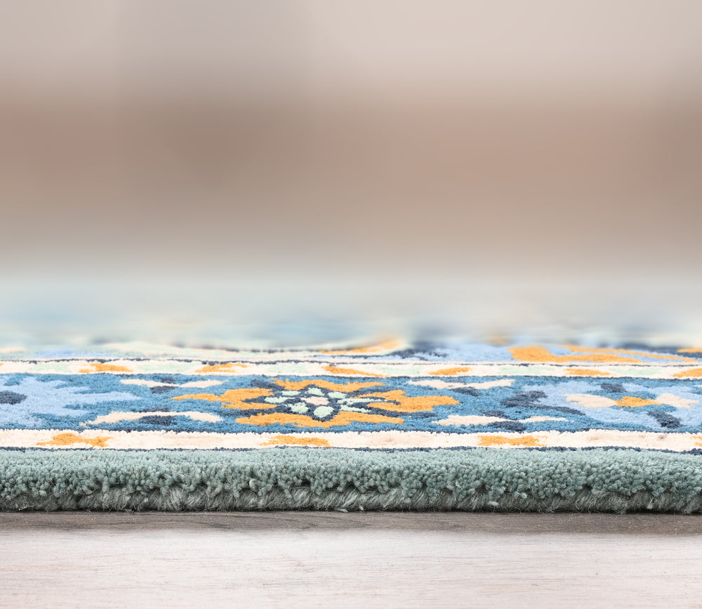 Hand-Tufted Wool Rug – Cheetah Pattern, Thick & Soft Texture