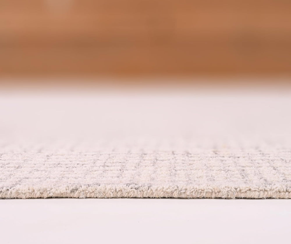 Abstract Collection Handmade Wool Area Rug - Durable for High Traffic Rug