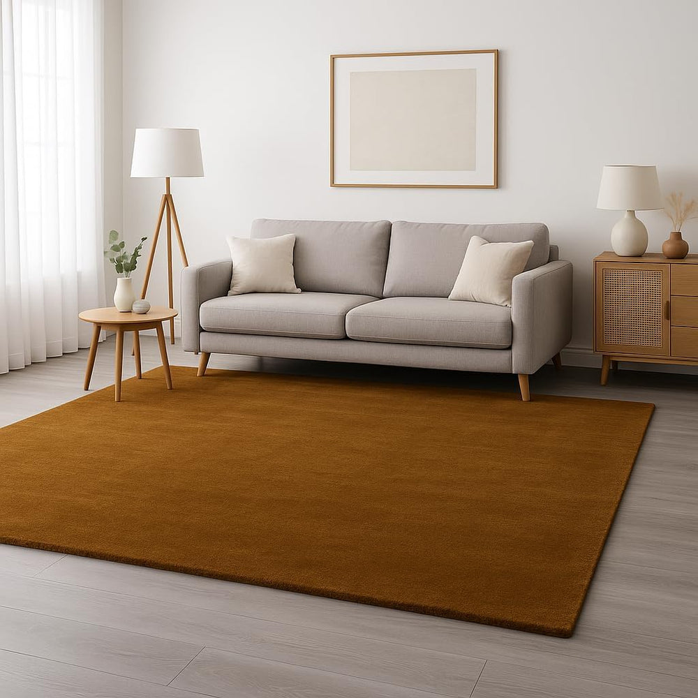 Hand-Tufted Wool Rug – 100% Natural Wool, Thick, Soft & Durable