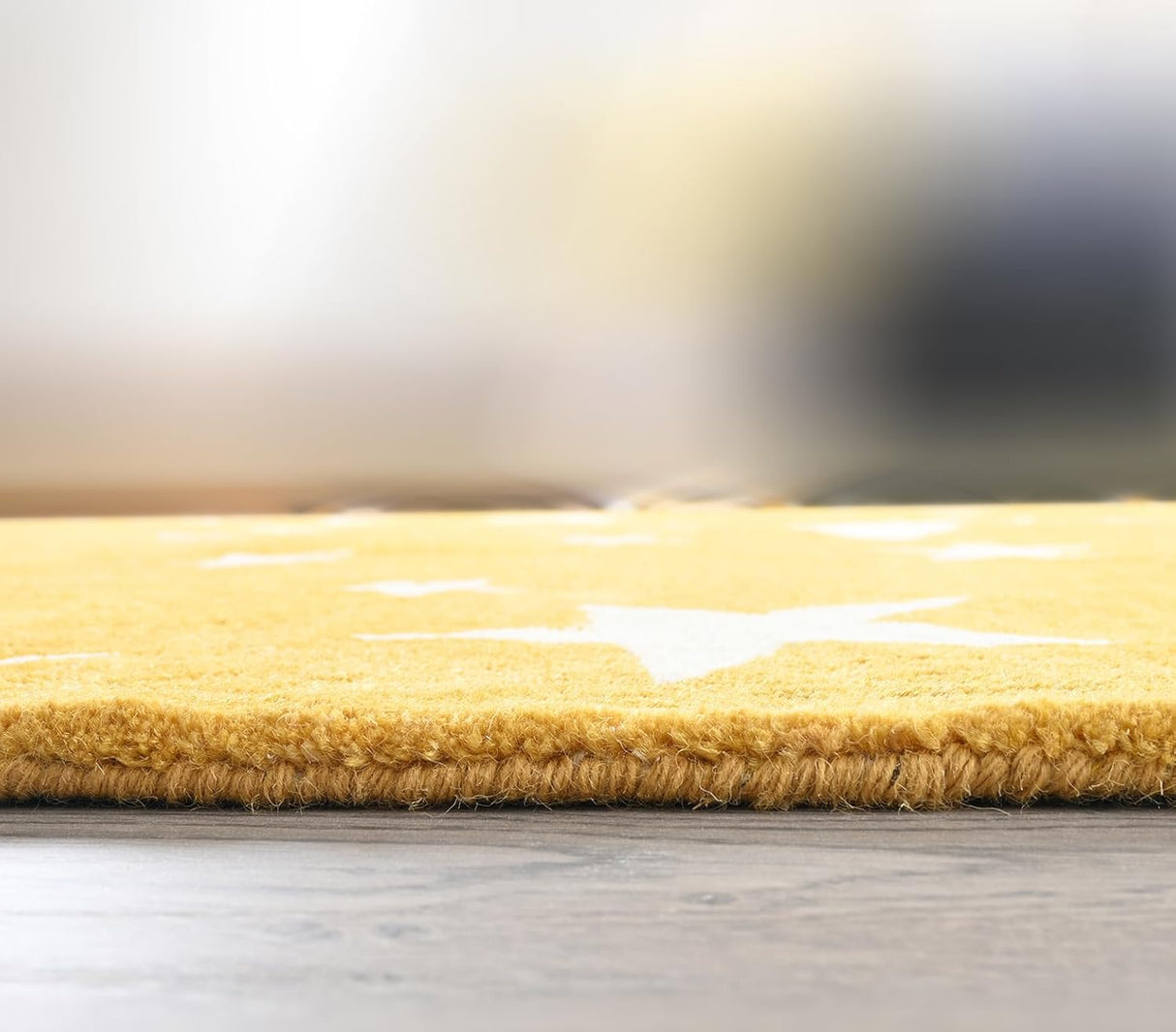 Hand-Tufted Star Wool Rug for Kids | Soft, Thick & Durable Starry Night Design