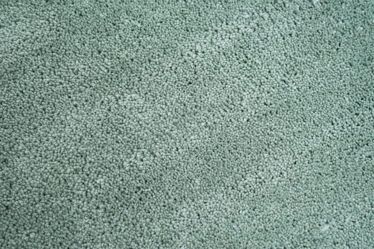 Modern Oval Shape Wool Rug - Irregular Shaped