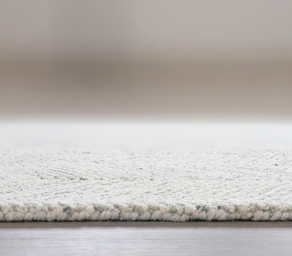 Modern Herringbone Chevron Collection Handmade Wool Area Rug