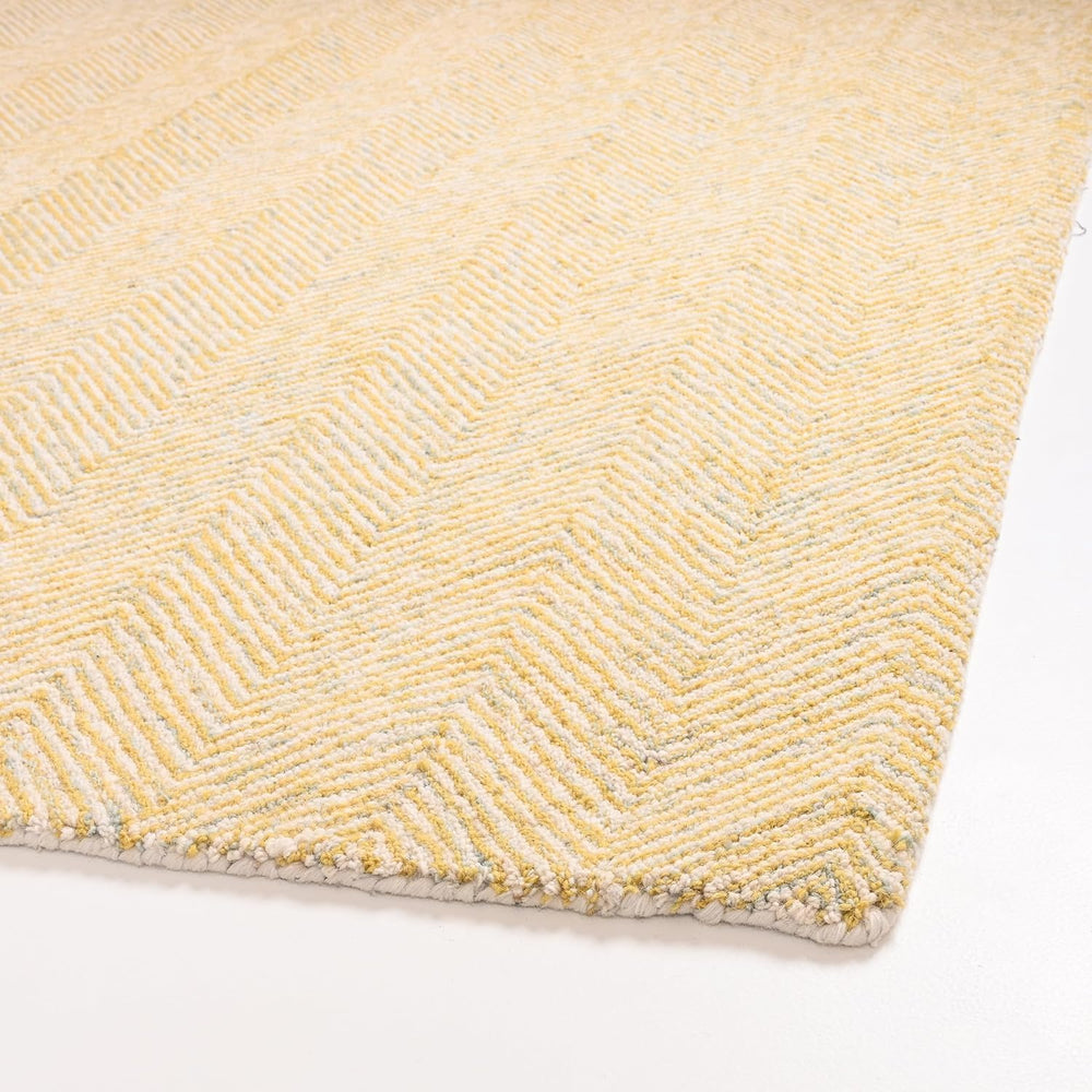 Modern Herringbone Chevron Collection Handmade Wool Area Rug