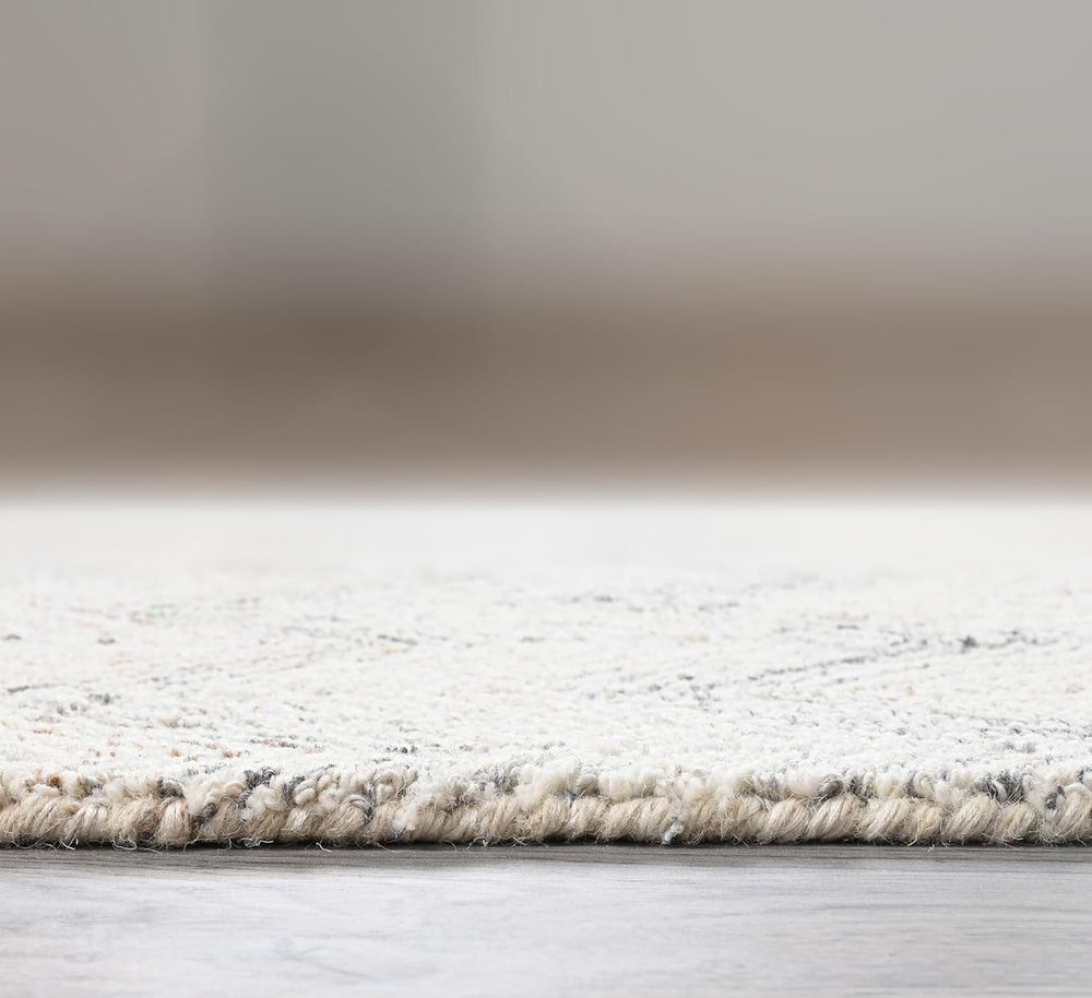 Modern Herringbone Chevron Collection Handmade Wool Area Rug