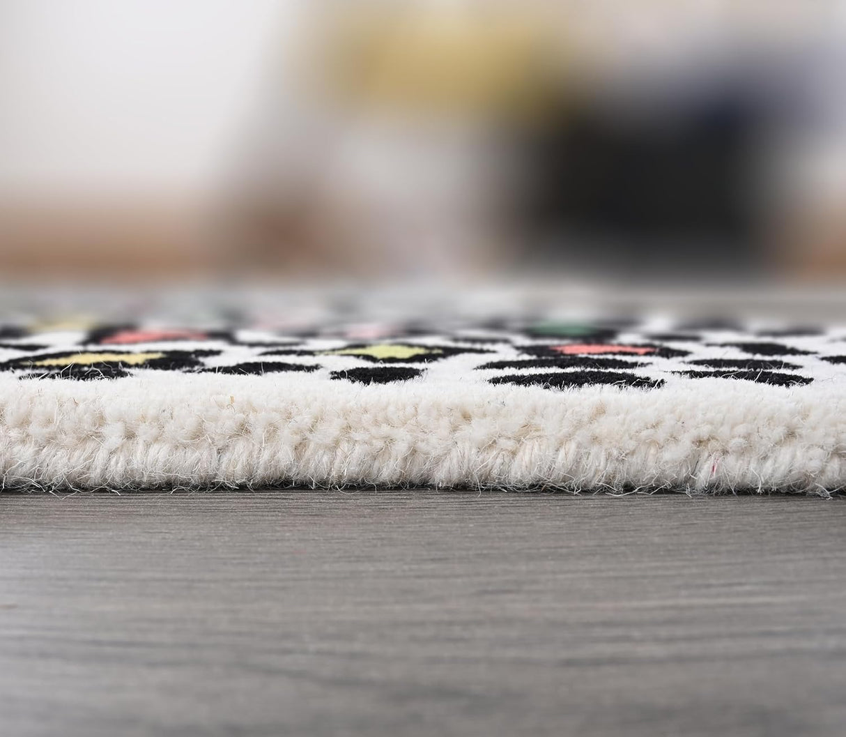 Premium Hand-Tufted Tiger Wool Area Rug - Soft, Plush & Durable Animal Print Carpet