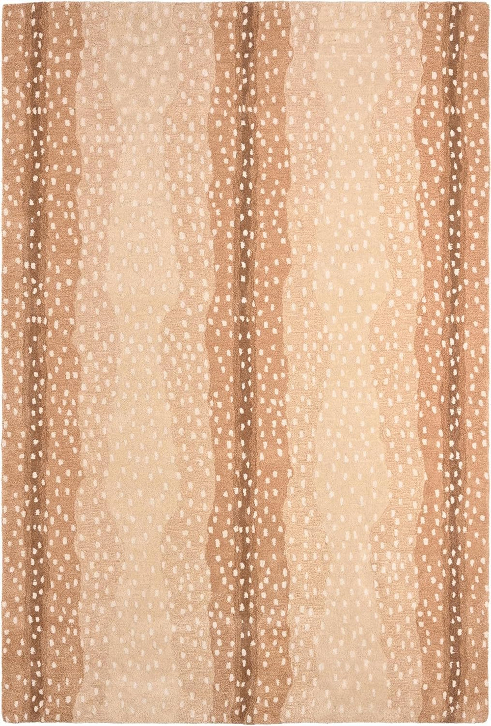 Antelope Cheetah Blue – Contemporary Handmade 100% Wool Area Rug