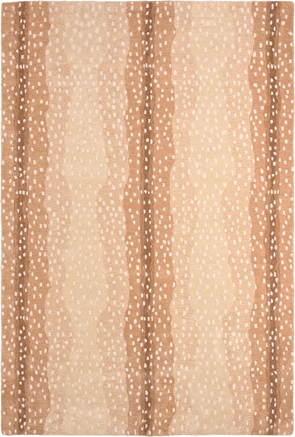 Antelope Cheetah Blue – Contemporary Handmade 100% Wool Area Rug