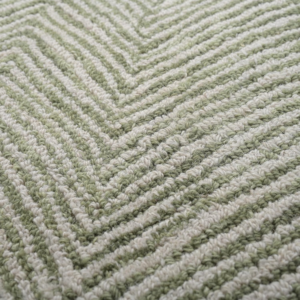 Modern Herringbone Chevron Collection Handmade Wool Area Rug