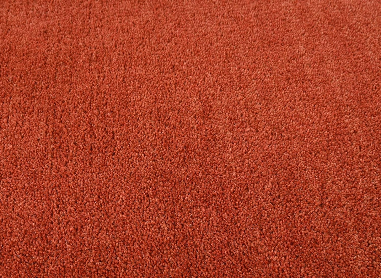 Modern Oval Shape Wool Rug - Irregular Shaped