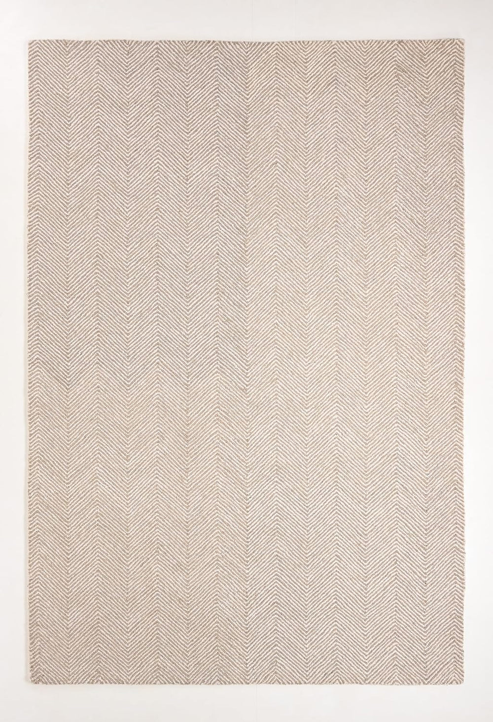 Modern Herringbone Chevron Collection Handmade Wool Area Rug