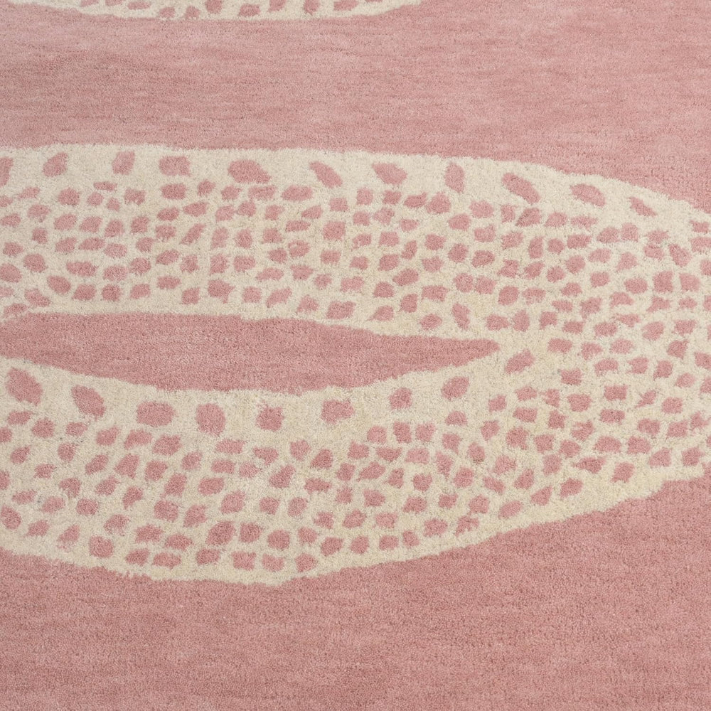 Hand-Tufted Snake Wool Rug