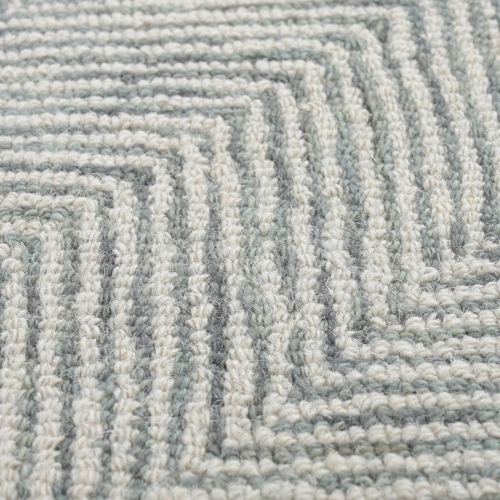 Modern Herringbone Chevron Collection Handmade Wool Area Rug
