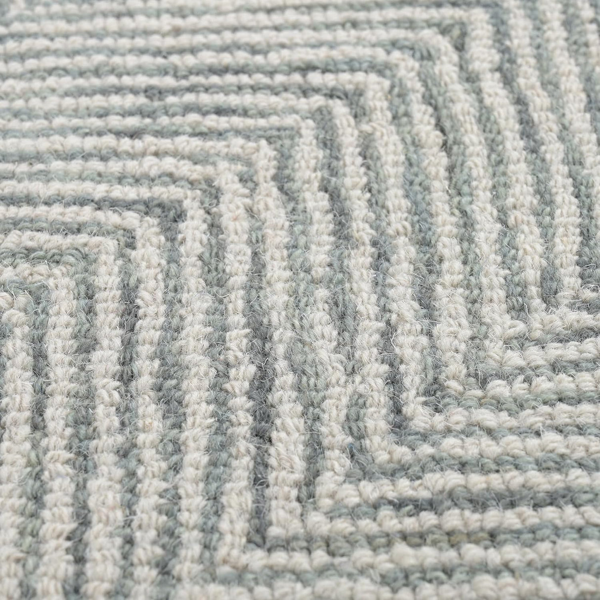 Modern Herringbone Chevron Collection Handmade Wool Area Rug