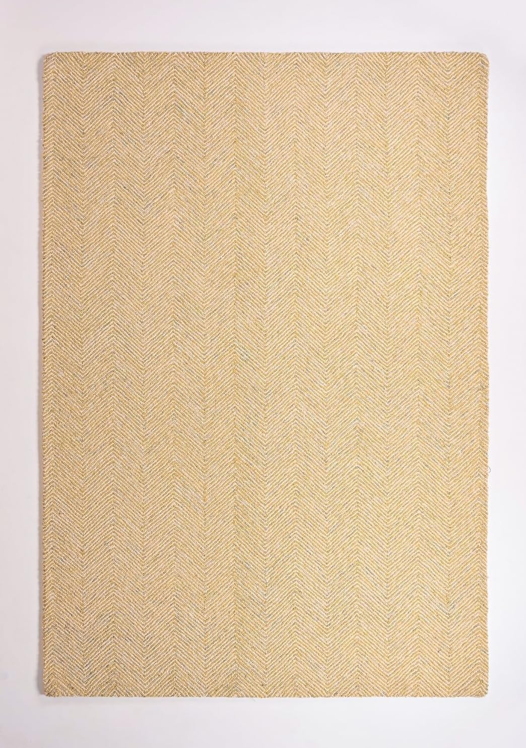 Modern Herringbone Chevron Collection Handmade Wool Area Rug