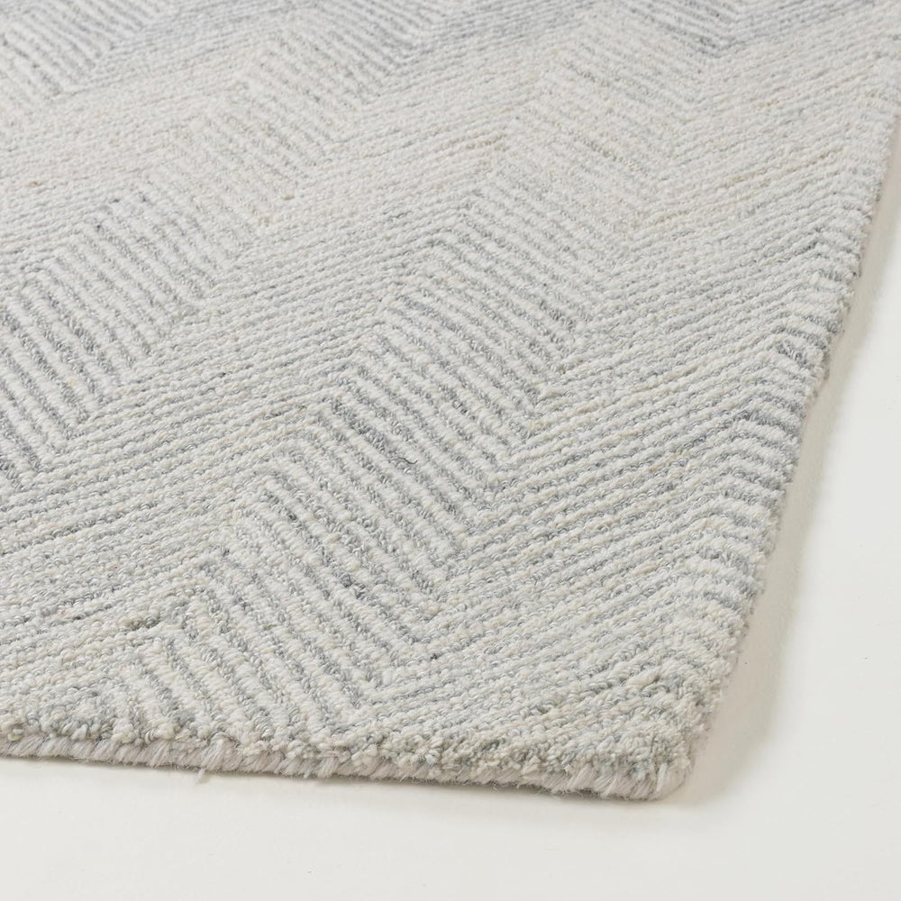 Modern Herringbone Chevron Collection Handmade Wool Area Rug