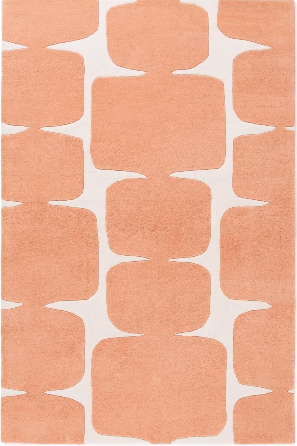 Modern Wool Rug – Hand-Tufted, Soft & Thick | Abstract Geometric Design