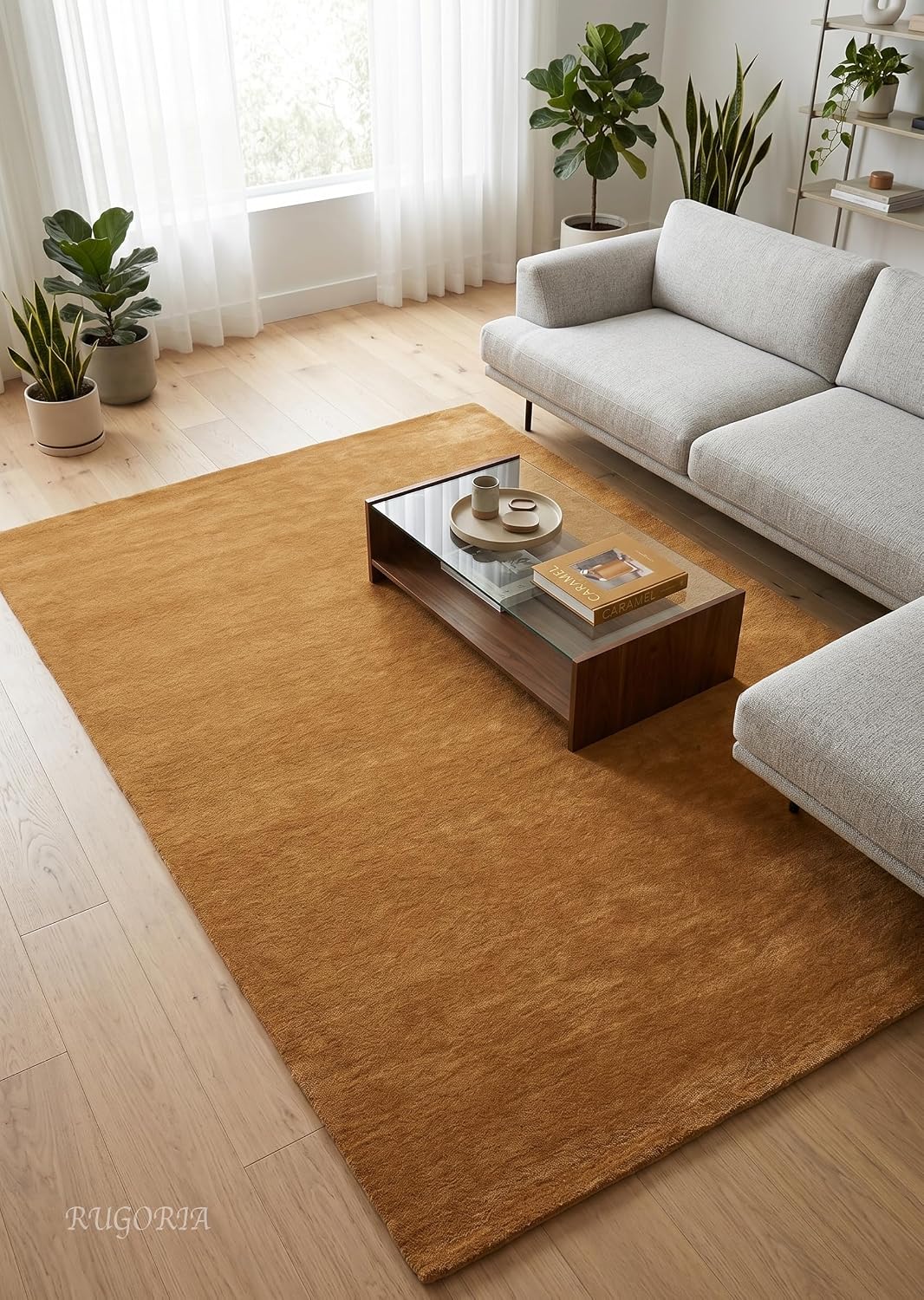 Hand-Tufted Wool Rug – 100% Natural Wool, Thick, Soft & Durable