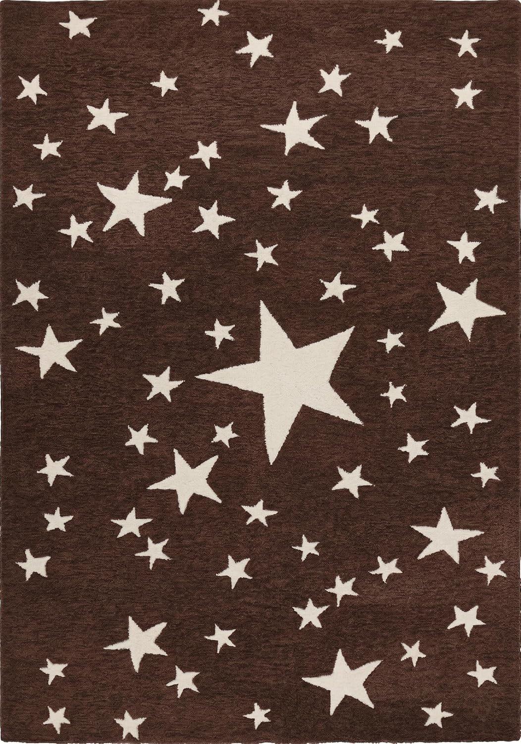 Hand-Tufted Star Wool Rug for Kids | Soft, Thick & Durable Starry Night Design