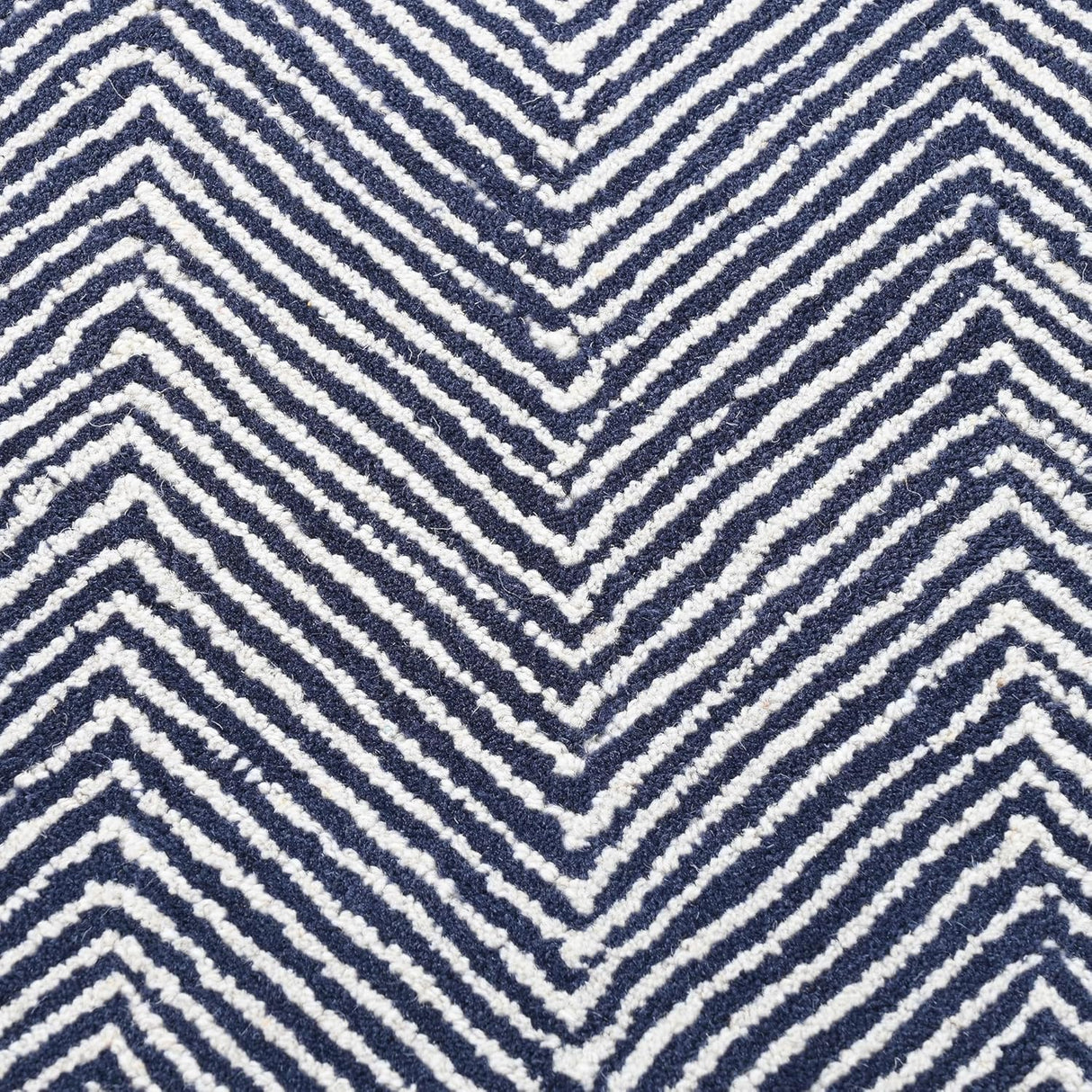 Modern Herringbone Chevron Collection Handmade Wool Area Rug