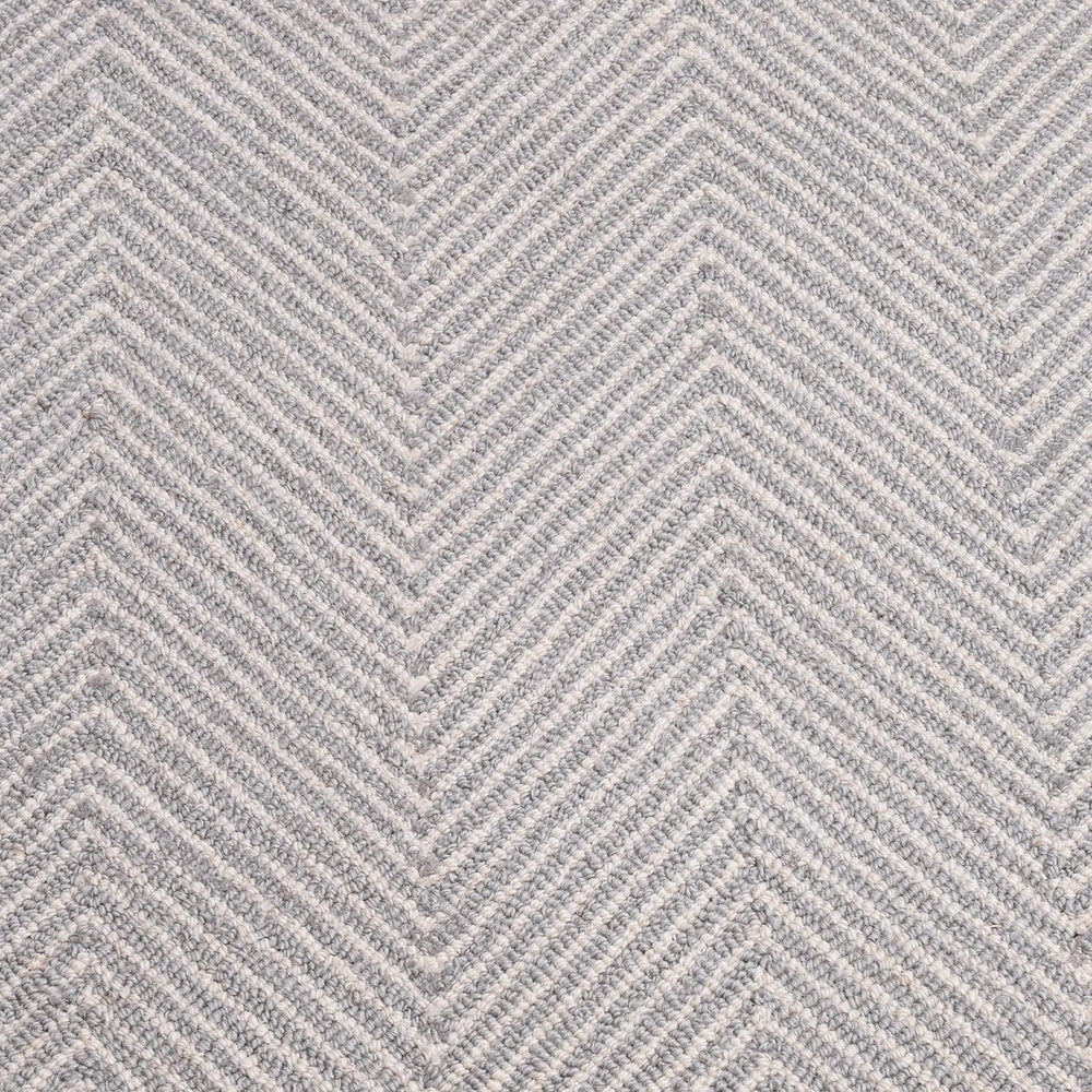 Modern Herringbone Chevron Collection Handmade Wool Area Rug