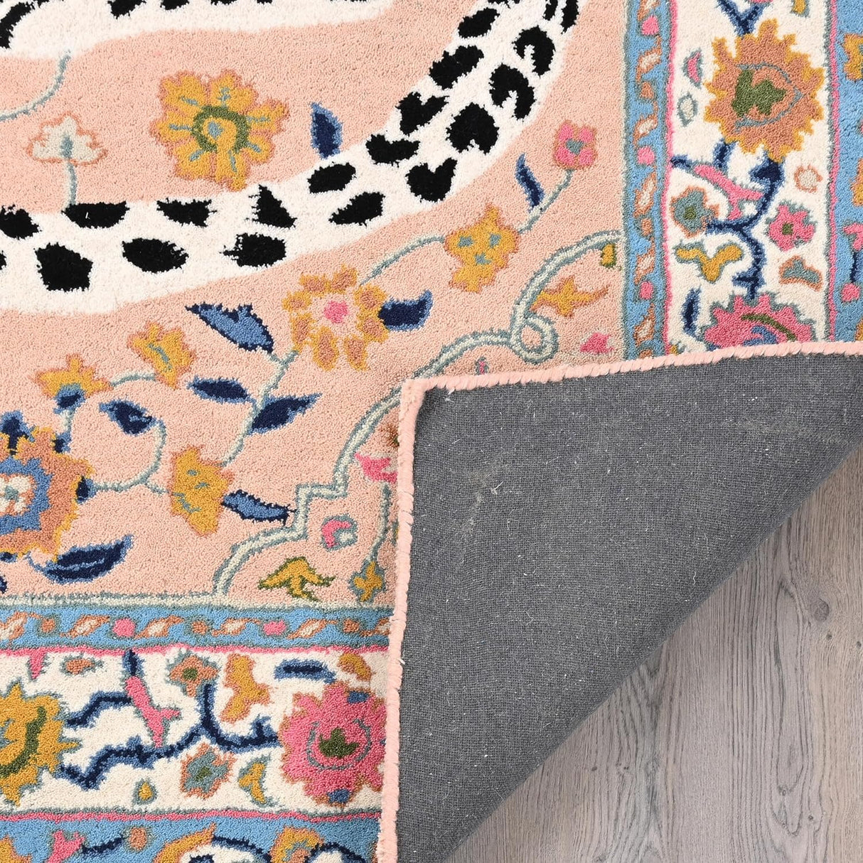 Handmade Cheetah Wool Rug – Modern Twist on Classic Animal Print