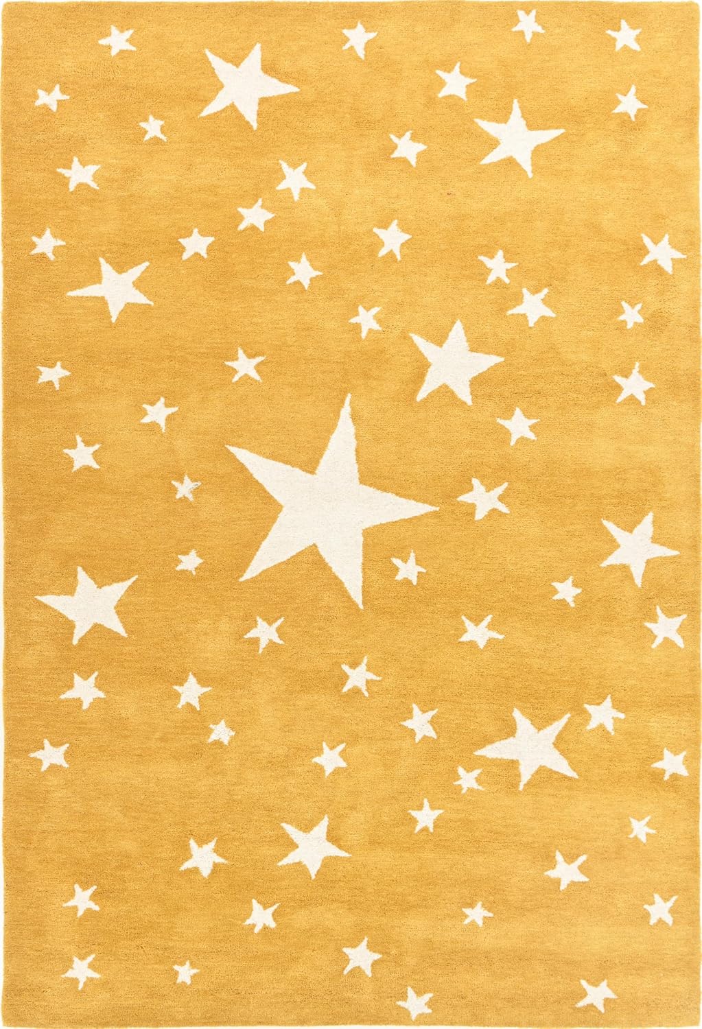 Hand-Tufted Star Wool Rug for Kids | Soft, Thick & Durable Starry Night Design