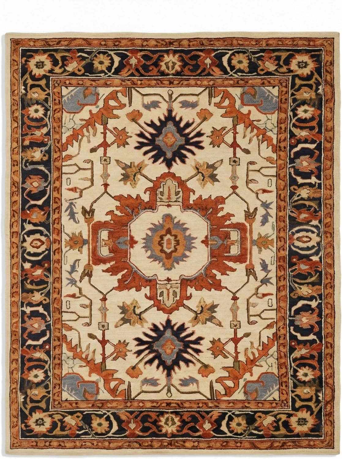 Traditional Handmade Oushak Wool Area Rug