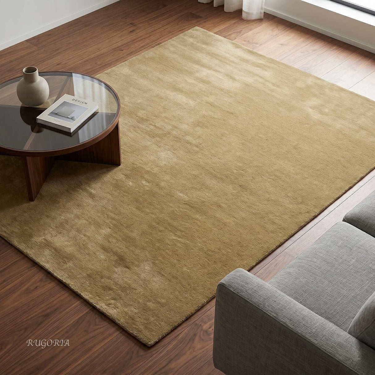 Hand-Tufted Wool Rug – 100% Natural Wool, Thick, Soft & Durable