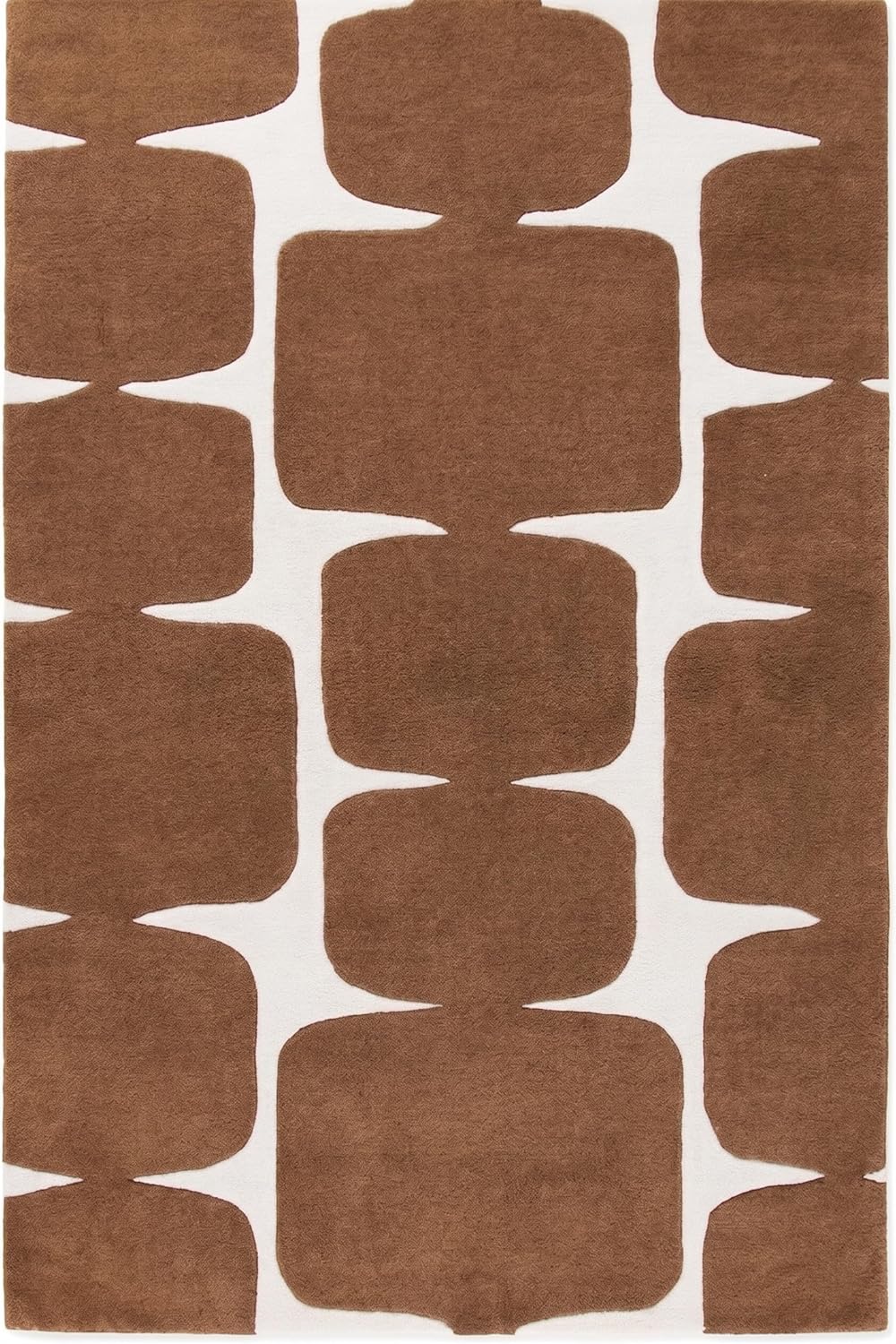 Modern Wool Rug – Hand-Tufted, Soft & Thick | Abstract Geometric Design