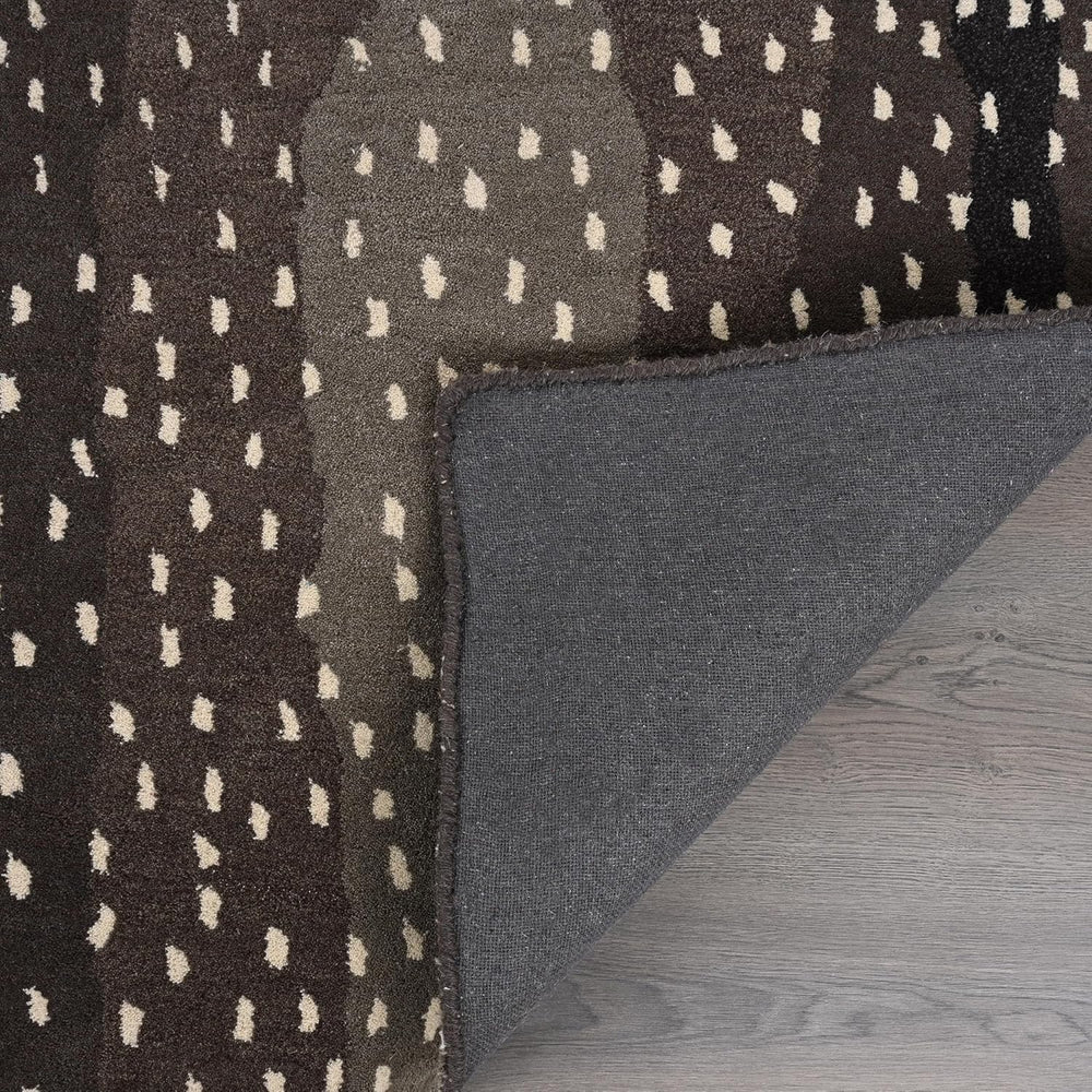 Antelope Cheetah Blue – Contemporary Handmade 100% Wool Area Rug