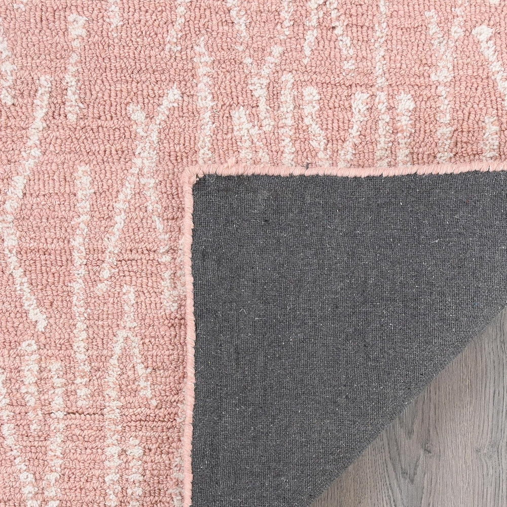 Modern Abstract Hand-Tufted Wool Area Rug - Thick, Durable Carpet