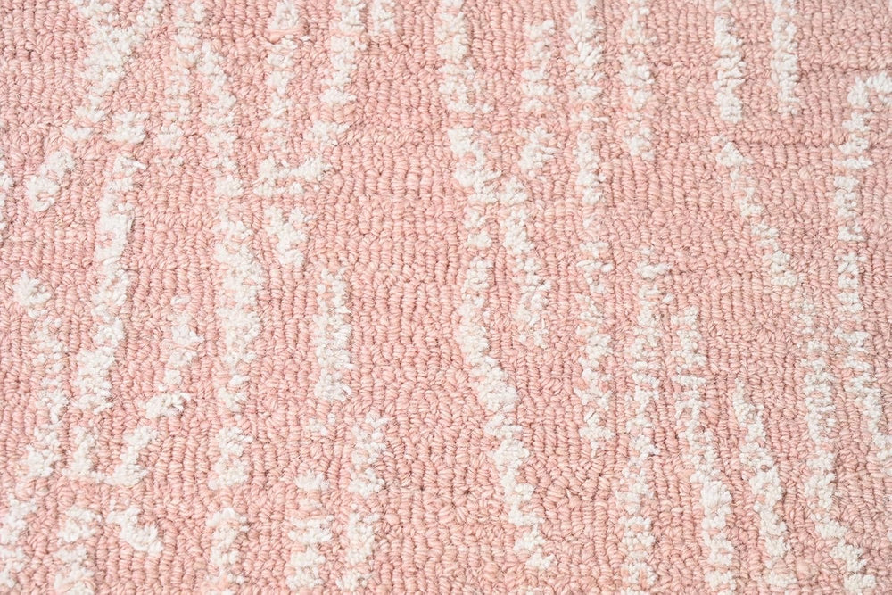 Modern Abstract Hand-Tufted Wool Area Rug - Thick, Durable Carpet