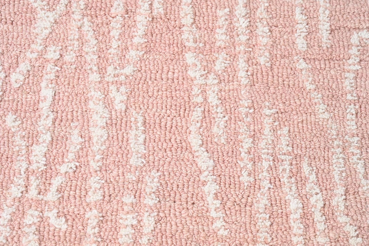 Modern Abstract Hand-Tufted Wool Area Rug - Thick, Durable Carpet