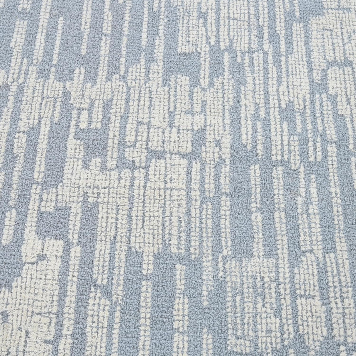 Modern Abstract Hand-Tufted Wool Area Rug - Thick, Durable Carpet