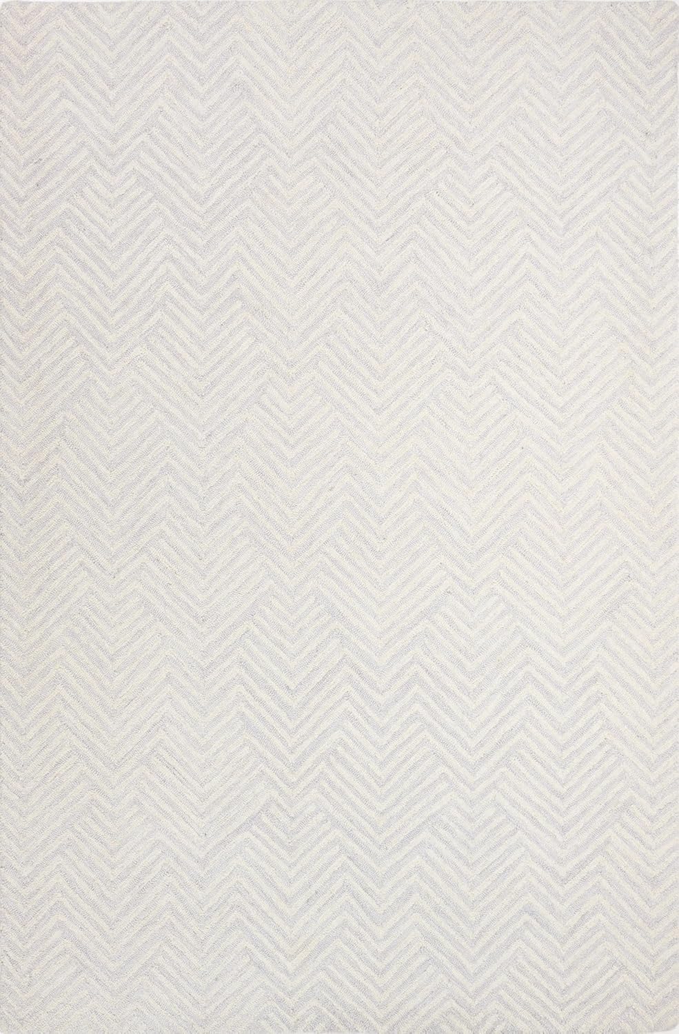 Modern Herringbone Chevron Collection Area Rug - Handmade Wool Carpet
