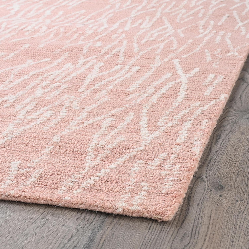 Modern Abstract Hand-Tufted Wool Area Rug - Thick, Durable Carpet