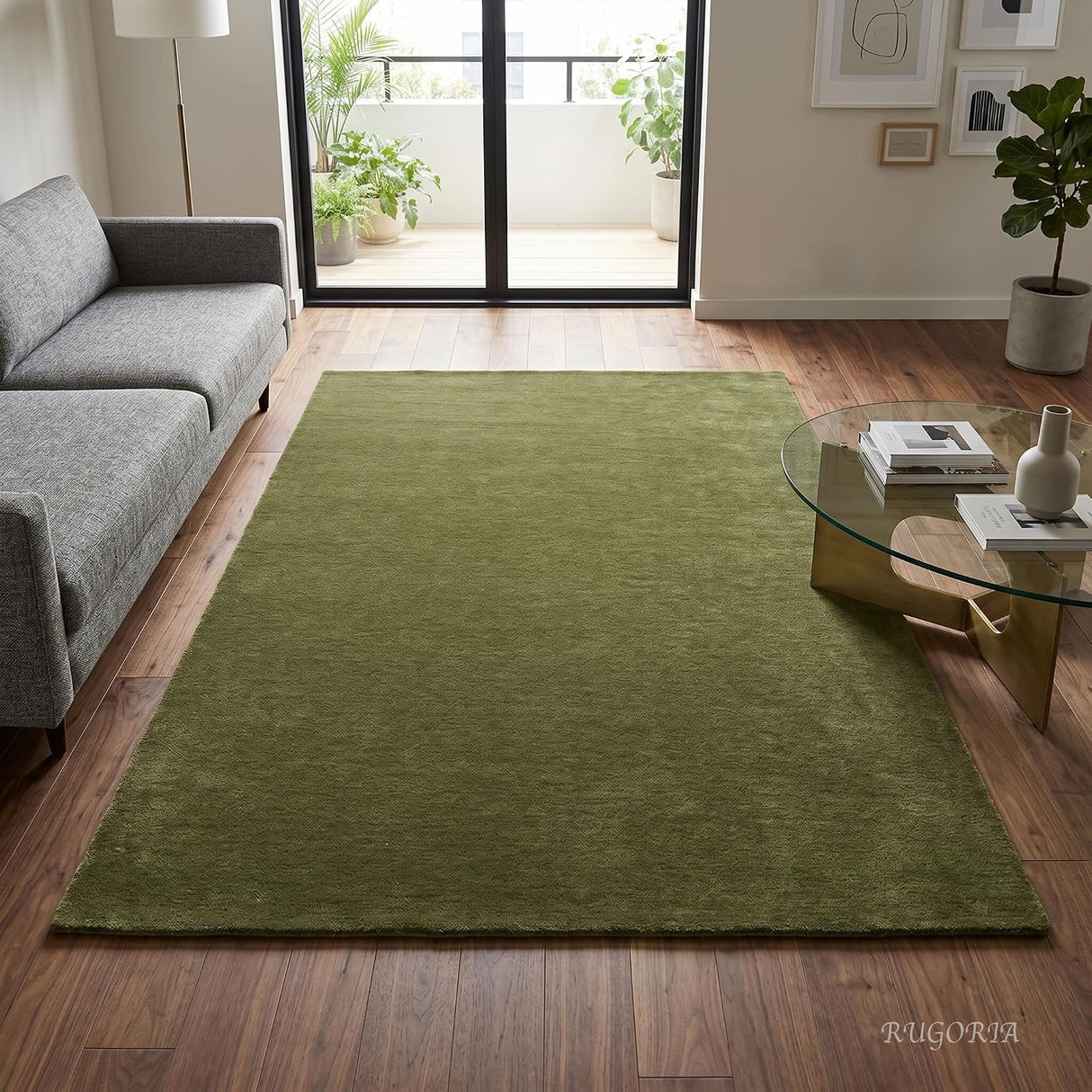 Hand-Tufted Wool Rug – 100% Natural Wool, Thick, Soft & Durable