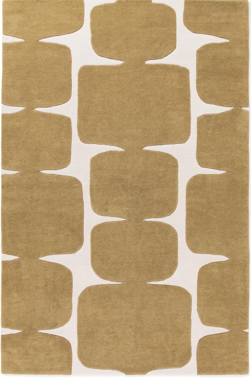 Modern Wool Rug – Hand-Tufted, Soft & Thick | Abstract Geometric Design