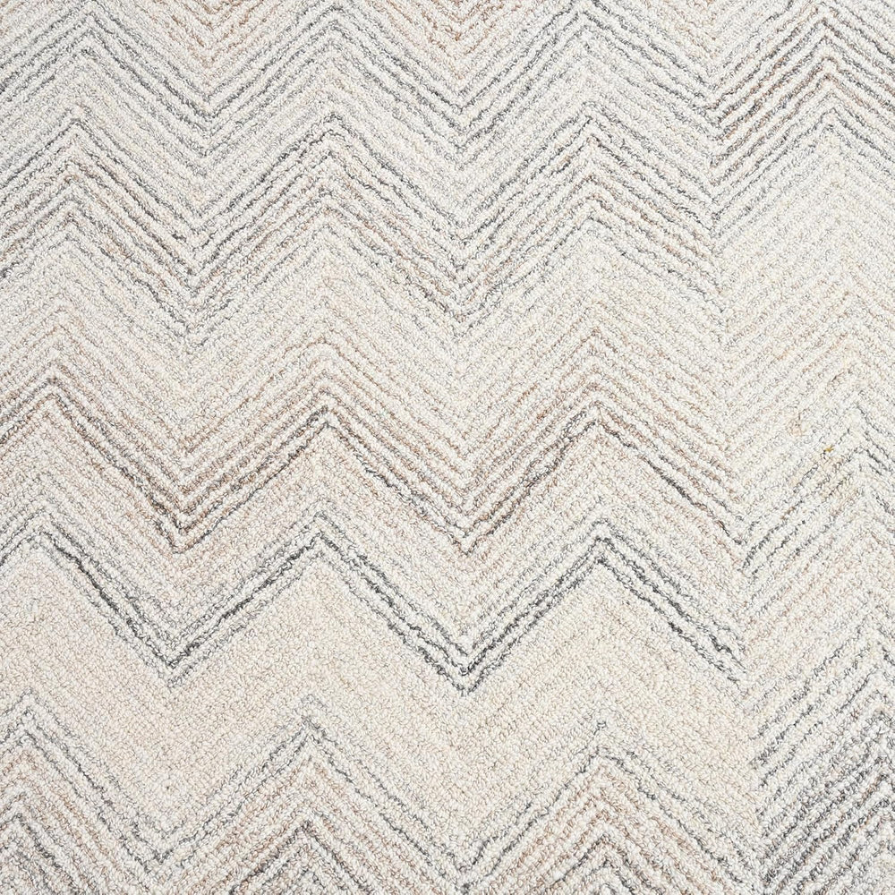 Modern Herringbone Chevron Collection Handmade Wool Area Rug