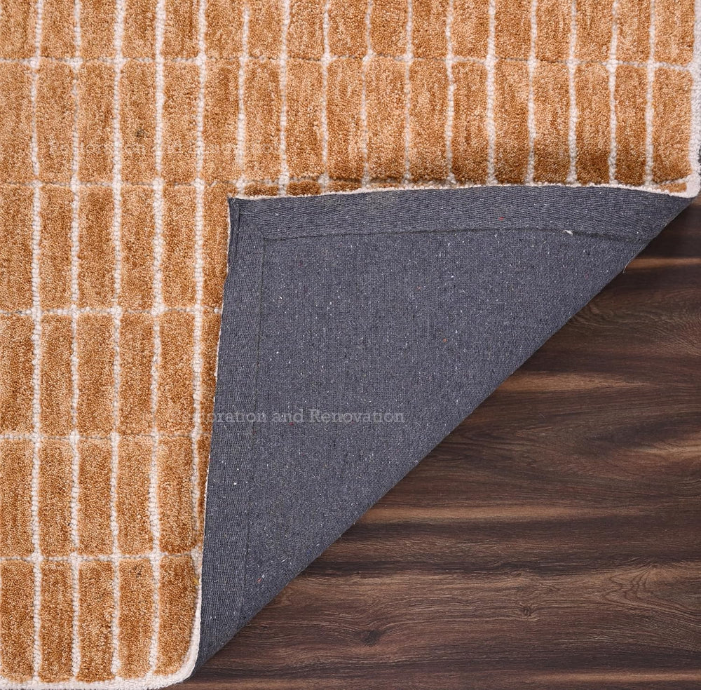 Restored Cotton Carpet with “ration and Renovation” text.