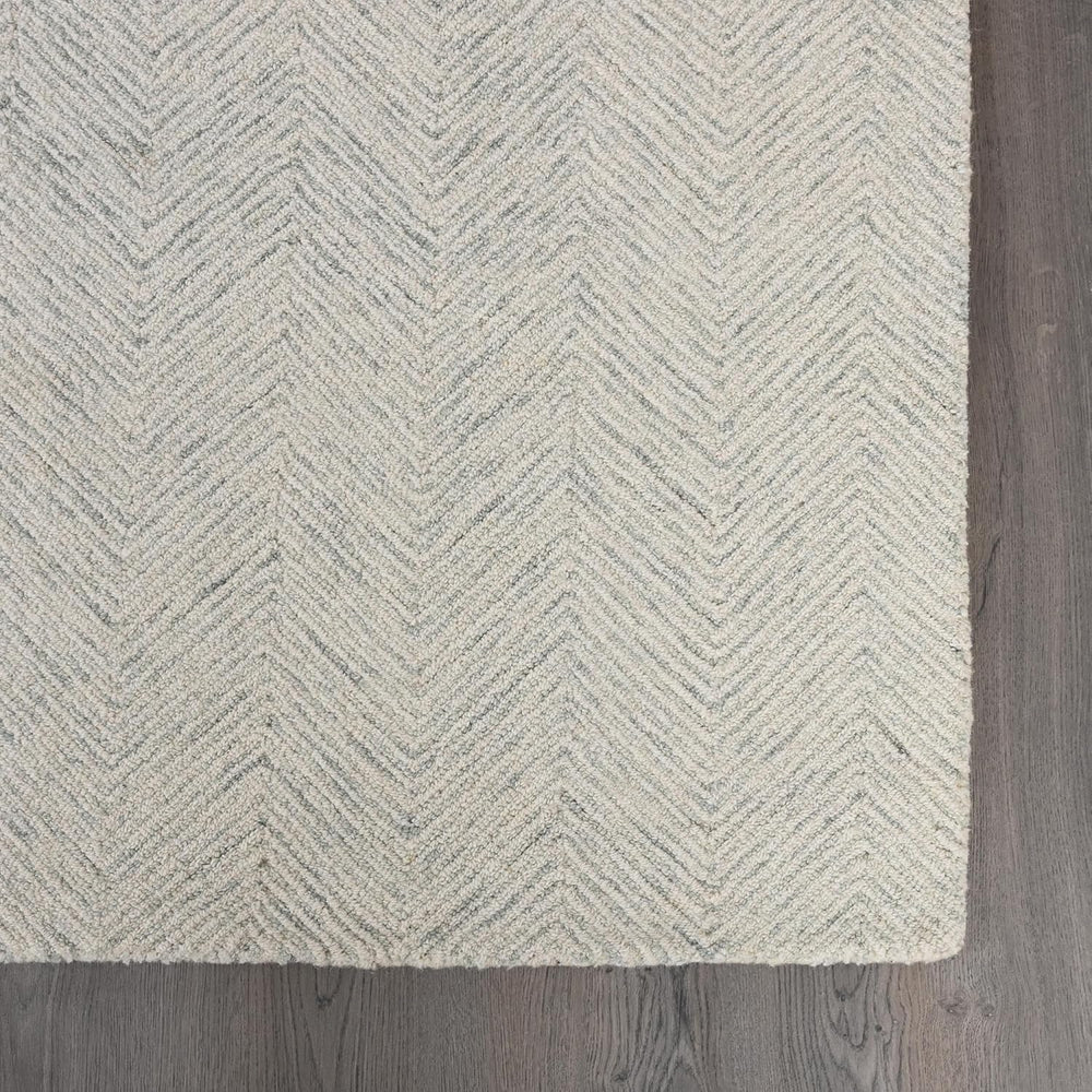 Modern Herringbone Chevron Collection Handmade Wool Area Rug