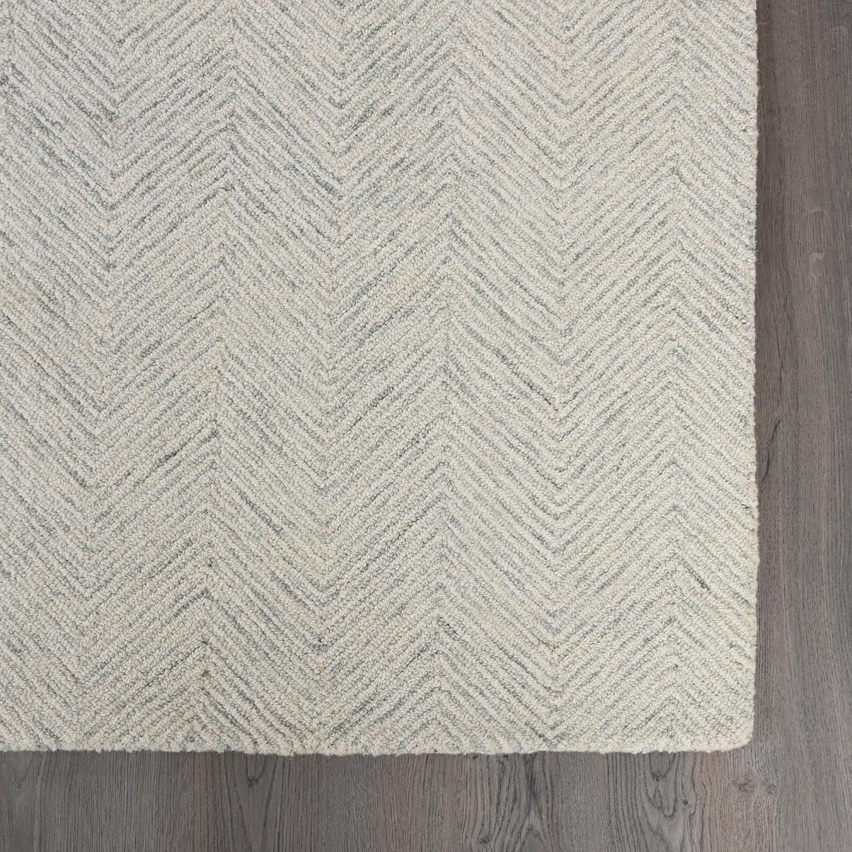 Modern Herringbone Chevron Collection Handmade Wool Area Rug