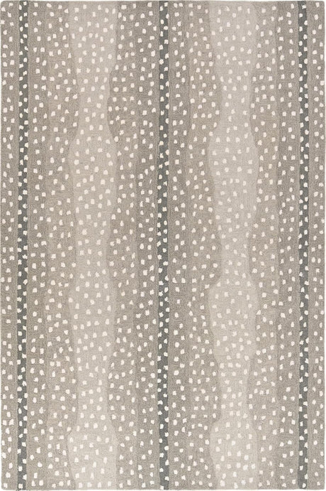Antelope Cheetah Blue – Contemporary Handmade 100% Wool Area Rug