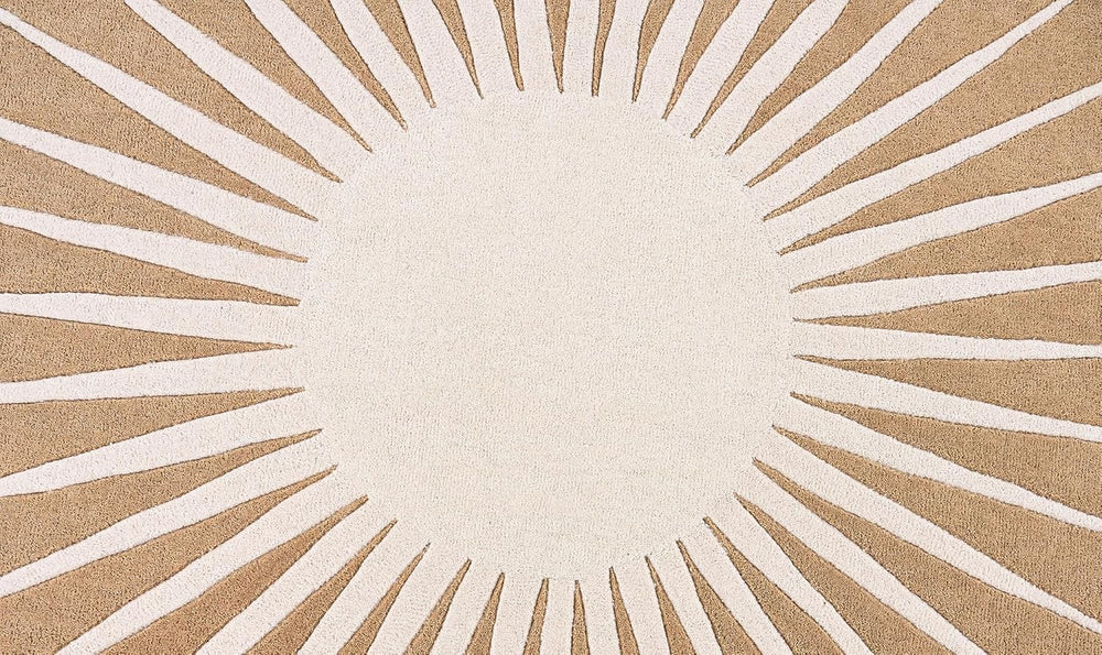Modern Round Area Rug – Hand-Tufted with 100% New Zealand Wool