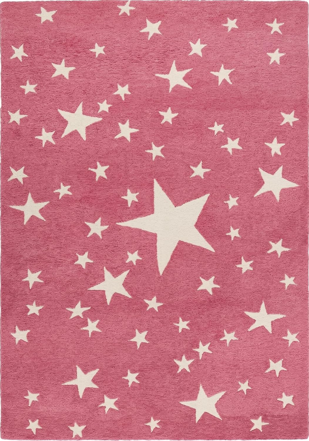Hand-Tufted Star Wool Rug for Kids | Soft, Thick & Durable Starry Night Design