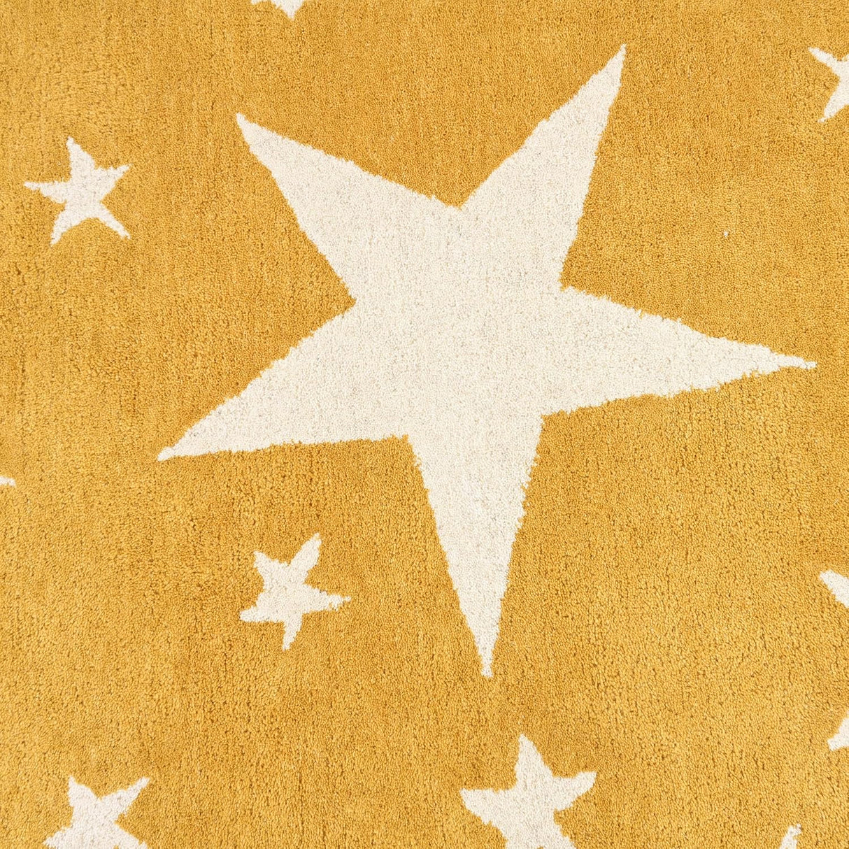 Hand-Tufted Star Wool Rug for Kids | Soft, Thick & Durable Starry Night Design