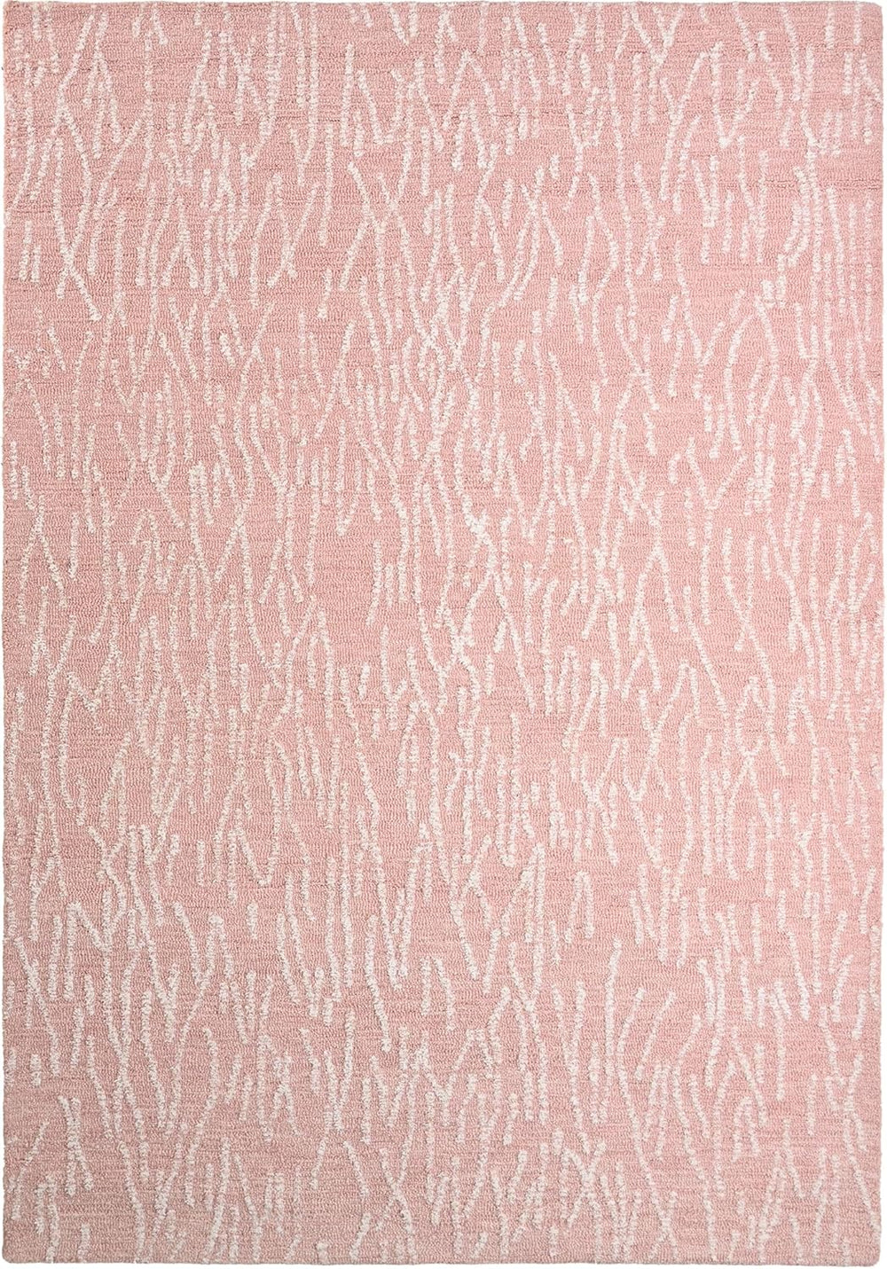 Modern Abstract Hand-Tufted Wool Area Rug - Thick, Durable Carpet