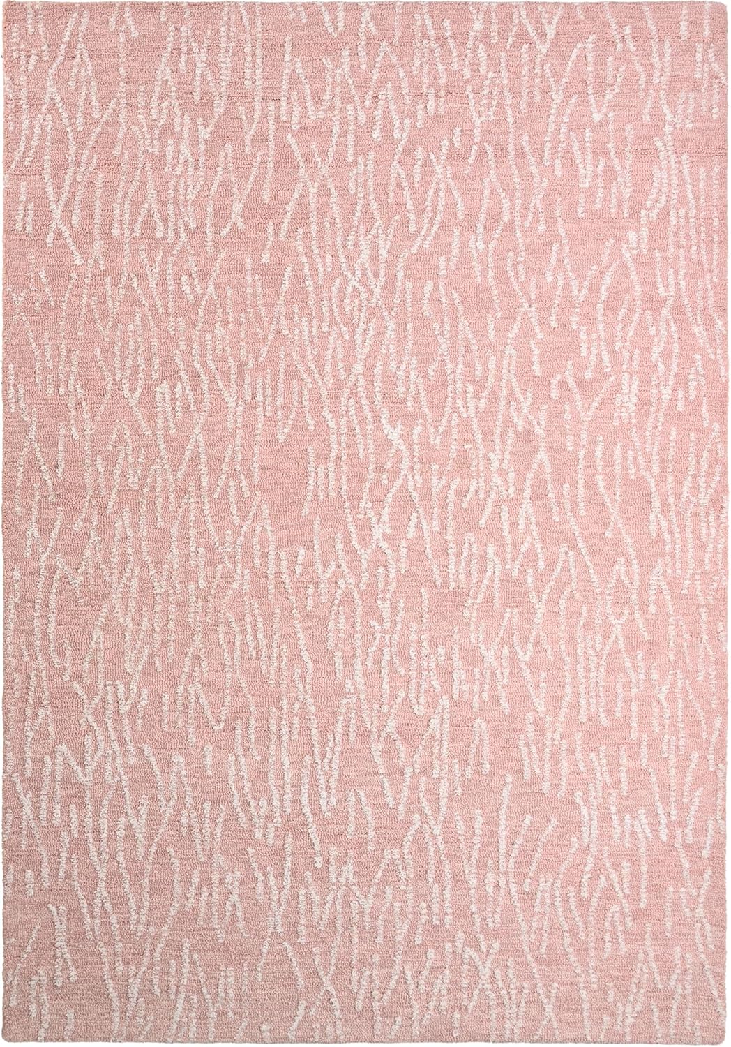 Modern Abstract Hand-Tufted Wool Area Rug - Thick, Durable Carpet