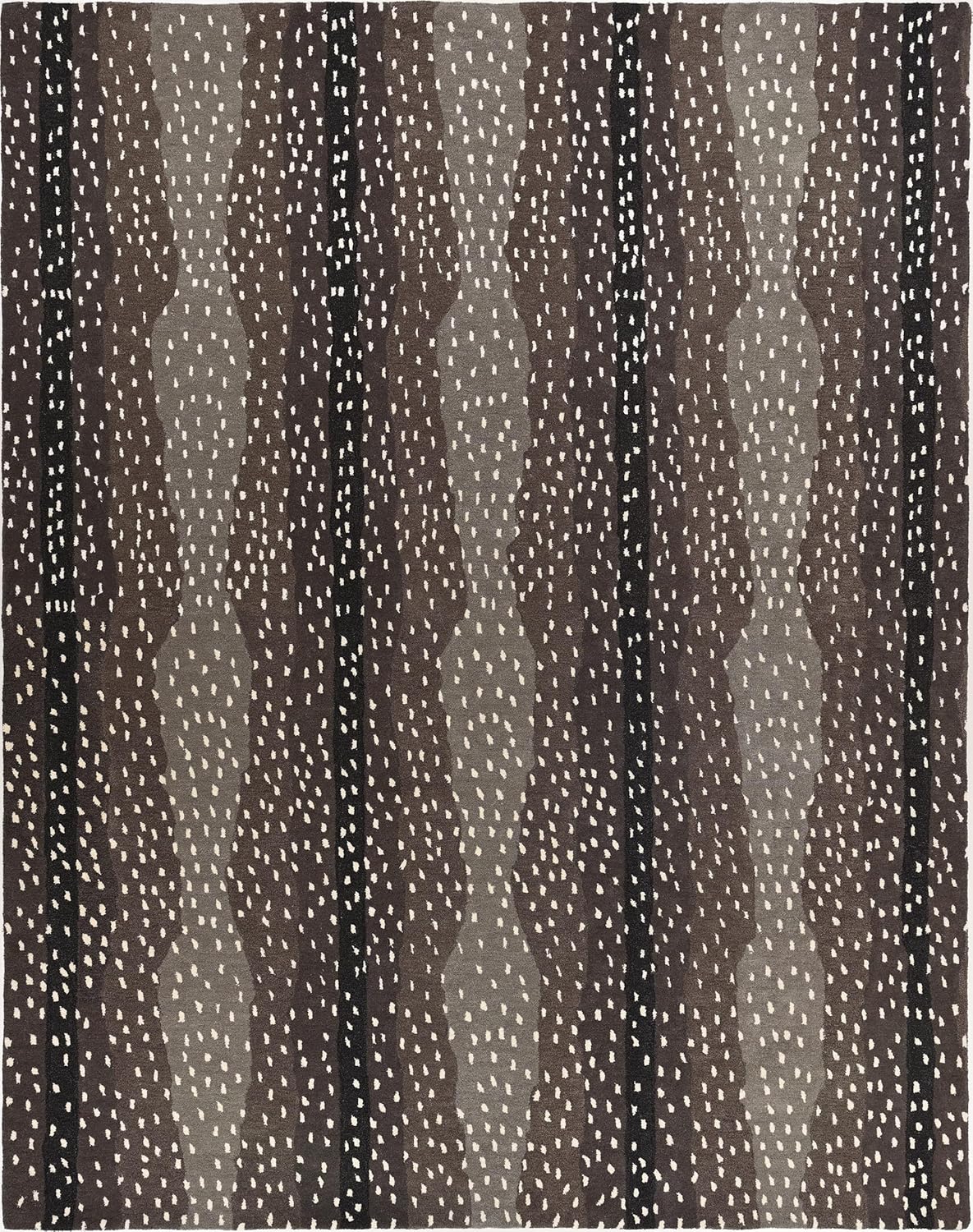 Antelope Cheetah Blue – Contemporary Handmade 100% Wool Area Rug